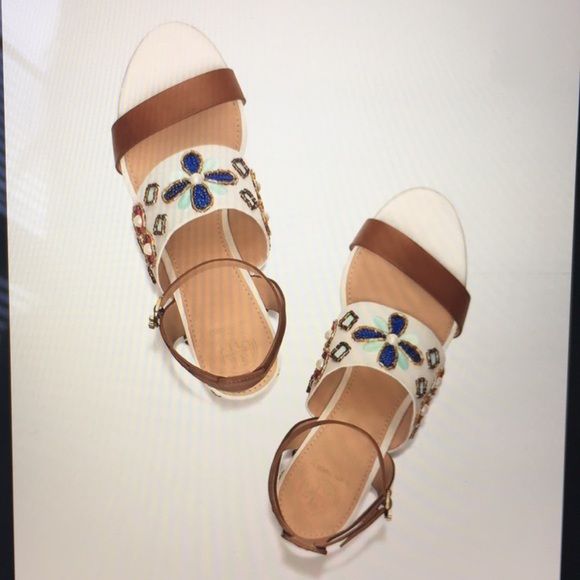 Brand new Tory burch Estella wedge sandal - Picture 3 of 6